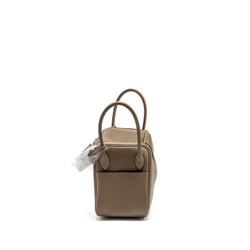 Hermes Lindy 26 Clemence Etoupe GHW Stamp U