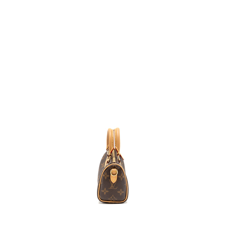 Louis Vuitton Nano Speedy Monogram Canvas GHW