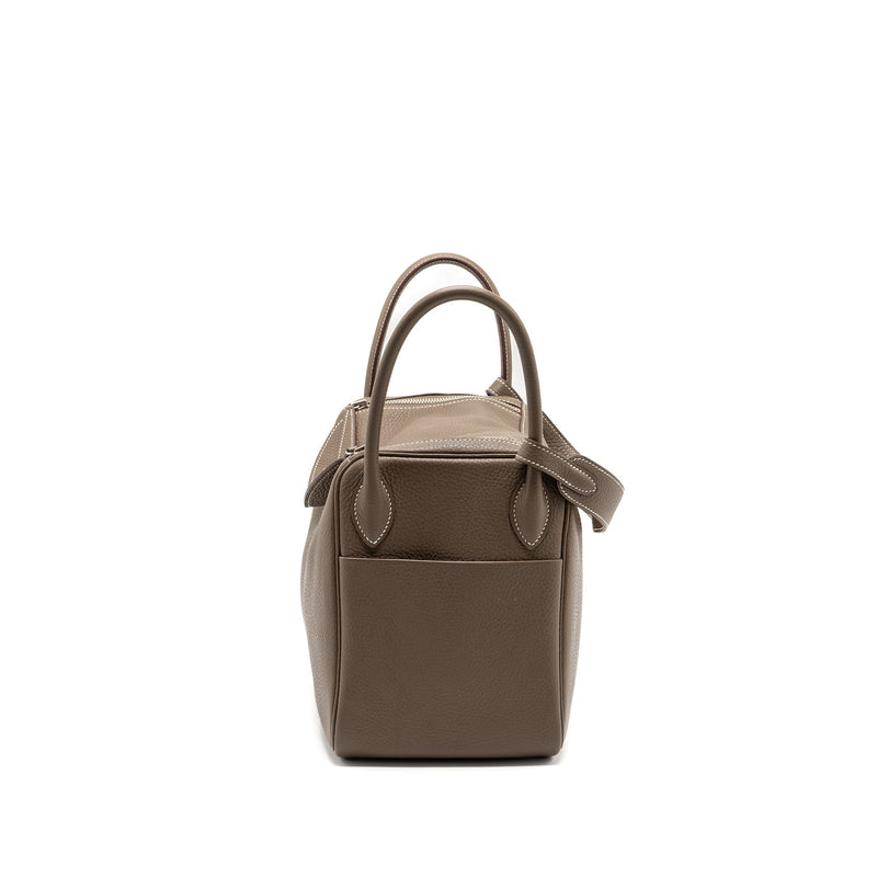 Hermes Lindy 30 Clemence Etoupe SHW Stamp C