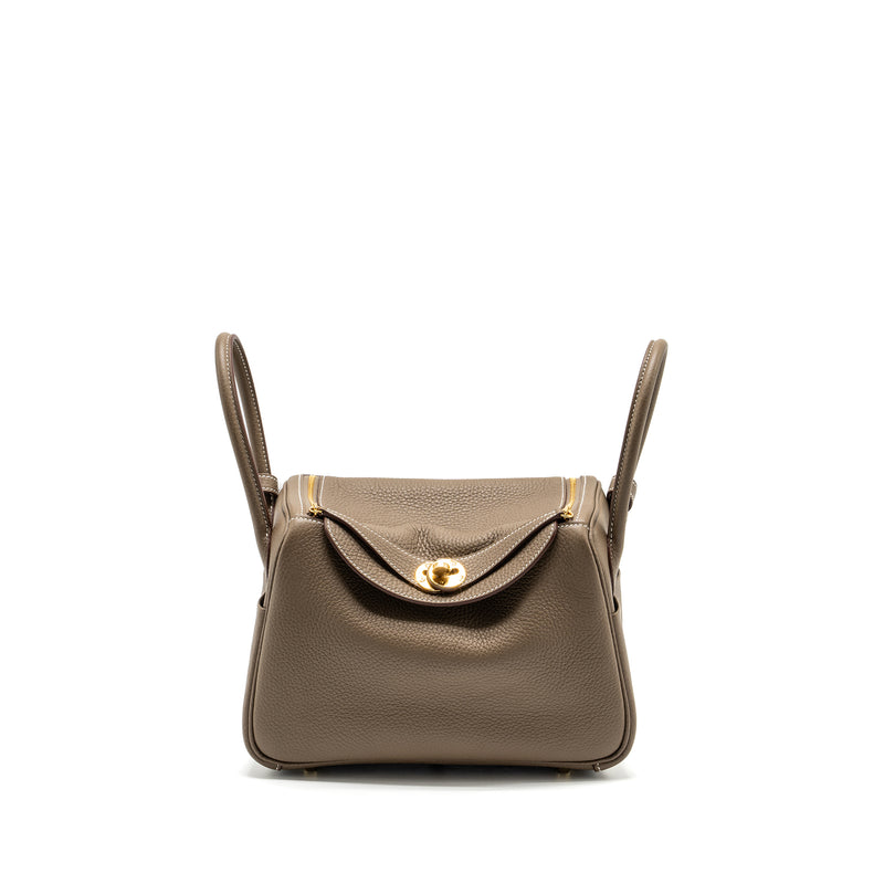 Hermes Lindy 26 Clemence Etoupe GHW Stamp U
