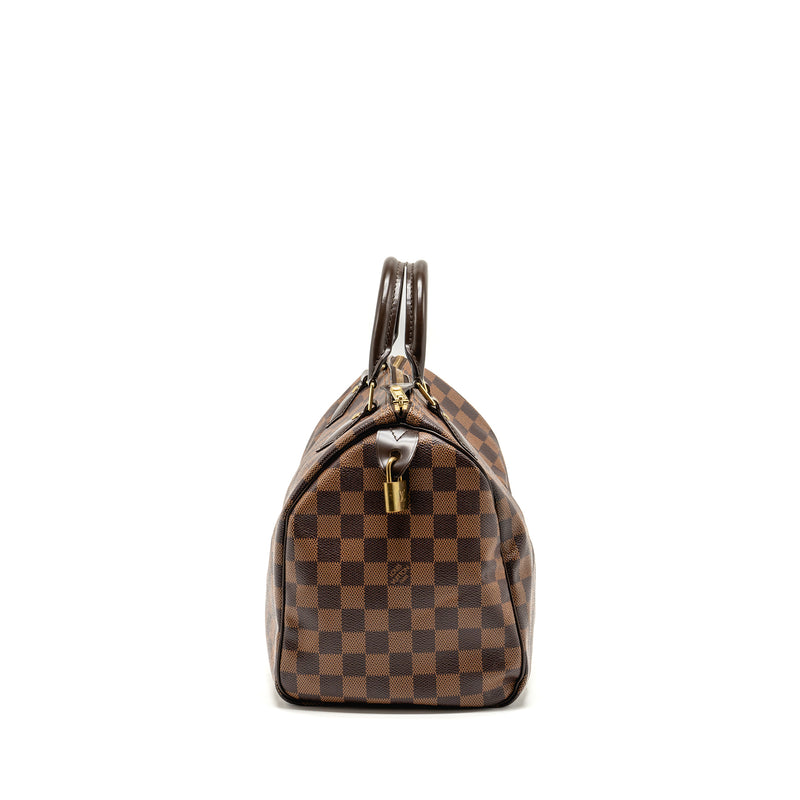 Louis Vuitton Speedy 30 Damier Ebene Canvas GHW