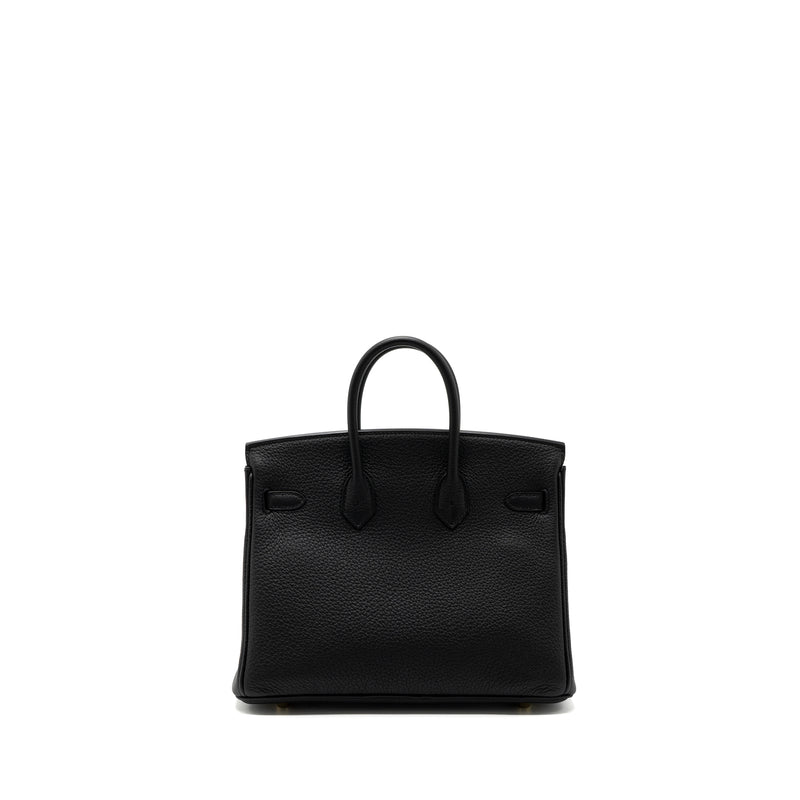 Hermes Birkin 25 Togo Black GHW Stamp Y
