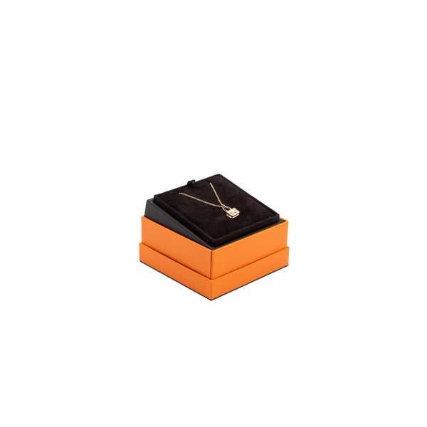 Hermes Constance Amulette Pendant Rose Gold Diamonds