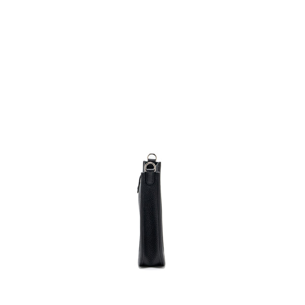Hermes mini evelyne clemence black SHW stamp U