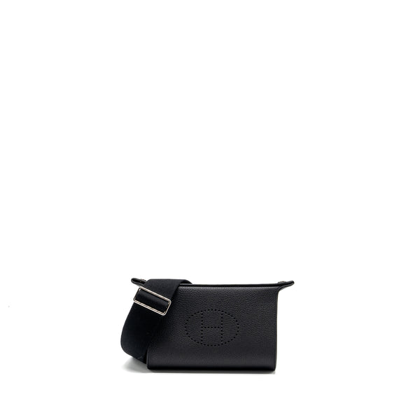 Hermes Videpoches togo black SHW stamp B