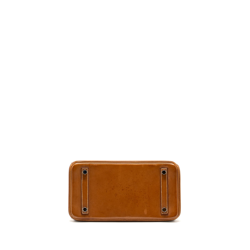 Hermes Birkin 25 Barenia Faubourg fauve SHW stamp square M