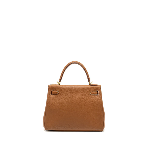 Hermes Kelly 28 Togo Gold GHW Stamp Y