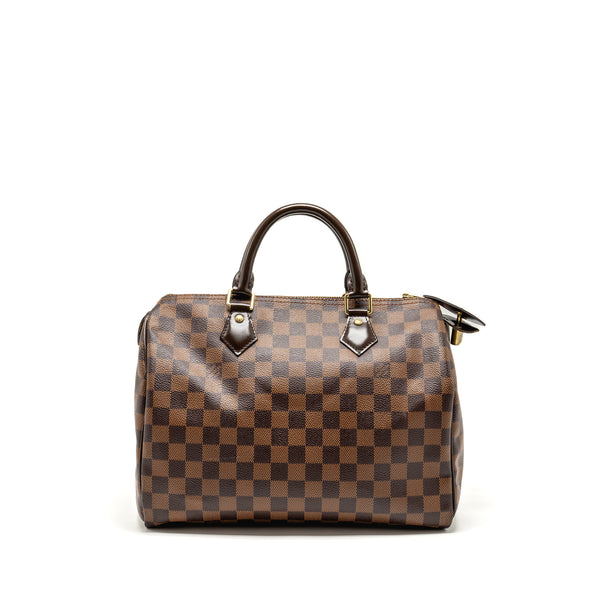 Louis Vuitton Speedy 30 Damier Ebene Canvas GHW