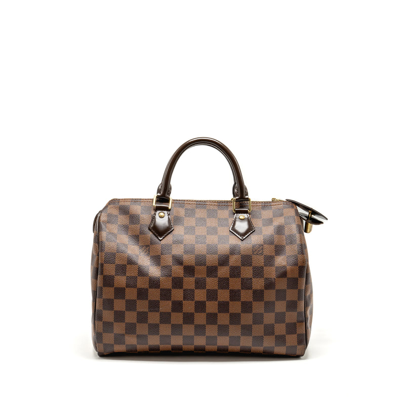 Louis Vuitton Speedy 30 Damier Ebene Canvas GHW