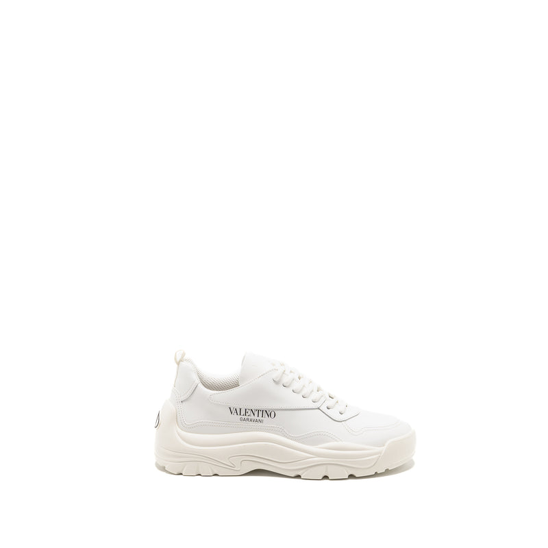 Valentino Size 38 Bansi Chunky Sneakers Calfskin White