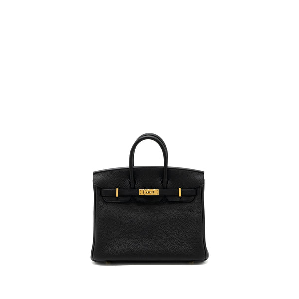 Hermes Birkin 25 Togo Black GHW Stamp Y