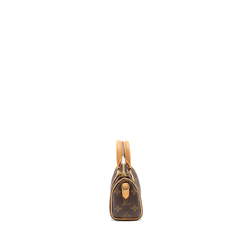 Louis Vuitton Nano Speedy Monogram Canvas GHW