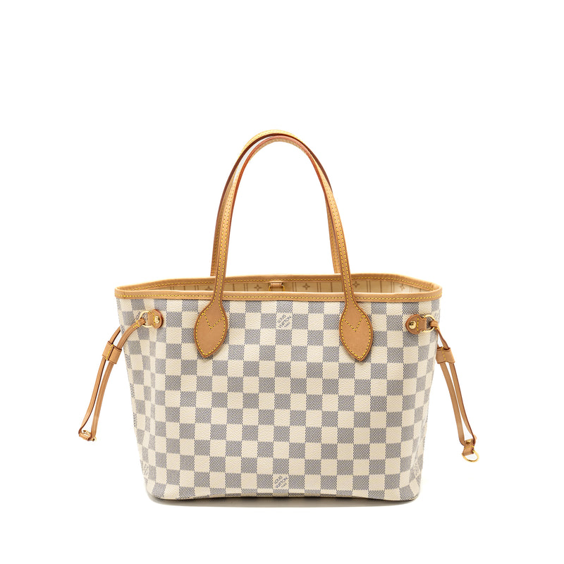Louis Vuitton Neverfull PM Damier Azur GHW