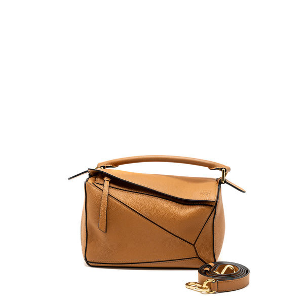 Loewe puzzle small light caramel hot sale