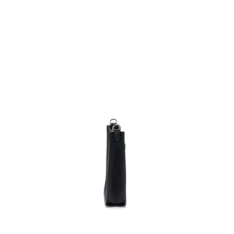 Hermes mini evelyne clemence black SHW stamp U