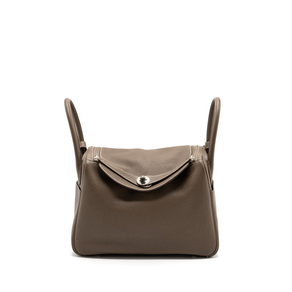 Hermes Lindy 30 Clemence Etoupe SHW Stamp C