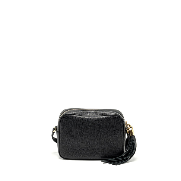 Gucci Disco Soho Camera Bag grained calfskin black GHW