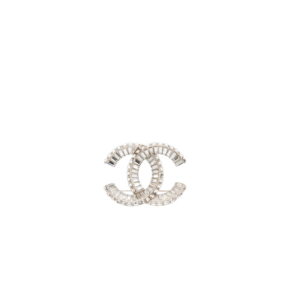 Chanel on sale silver brooch