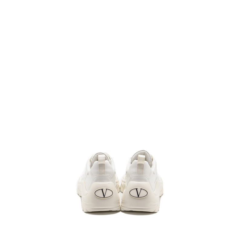 Valentino Size 38 Bansi Chunky Sneakers Calfskin White