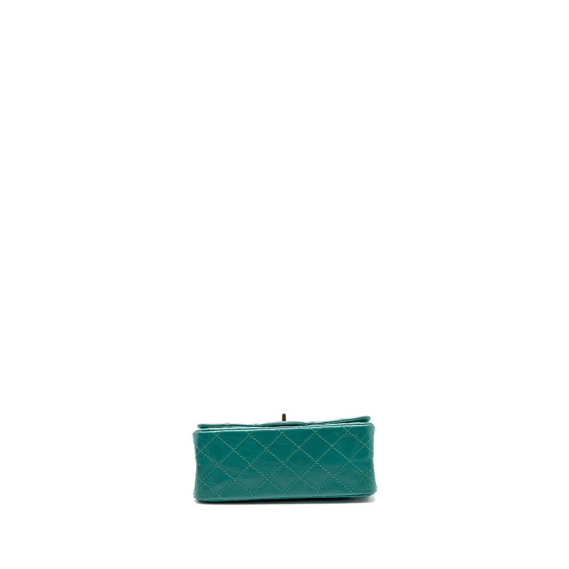 Chanel Mini 2.55 Reissue Flap Bag Calfskin Green GHW
