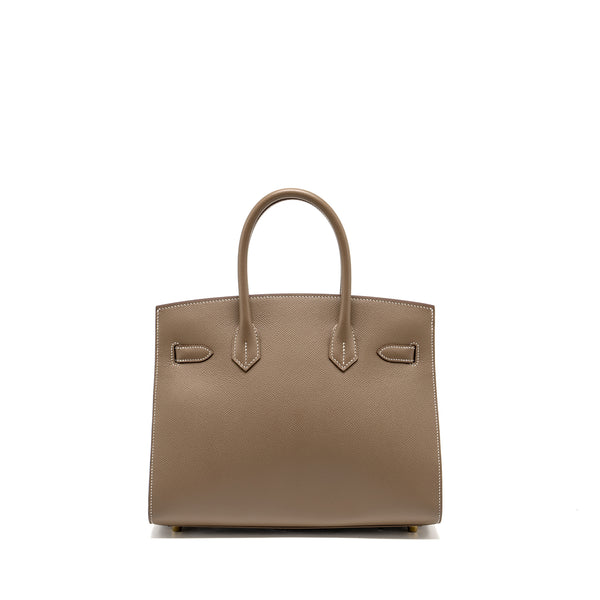 Hermes Birkin 30 Sellier Epsom Etoupe GHW Stamp U