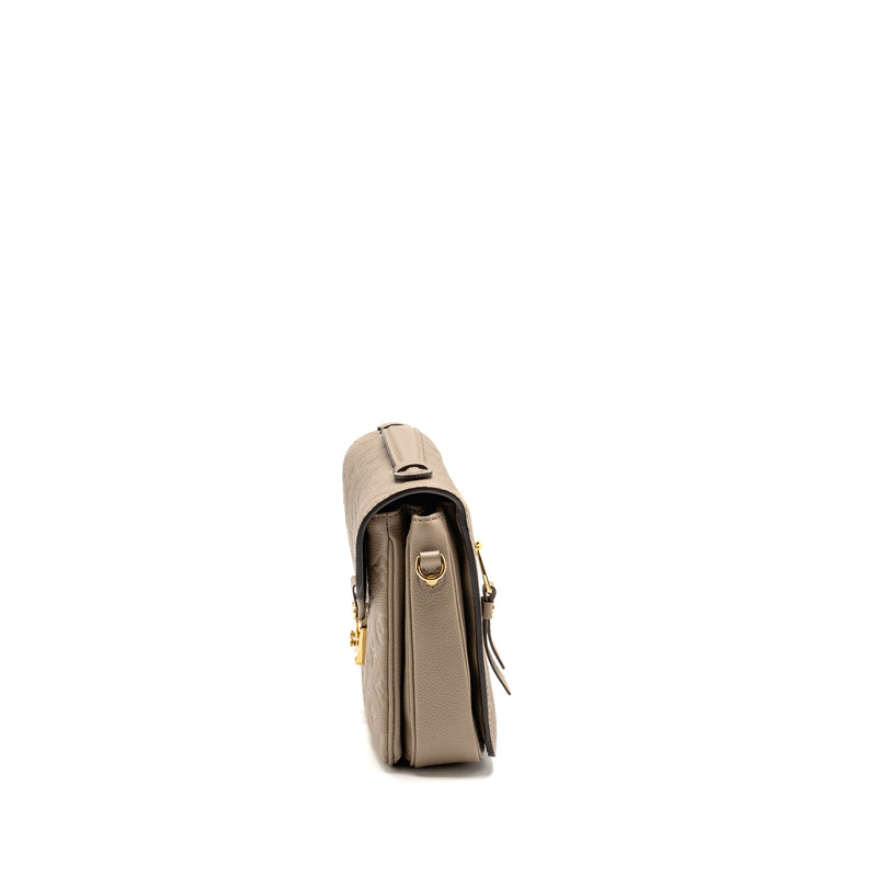 Louis Vuitton Pochette Metis Monogram Empreinte Tourterelle GHW