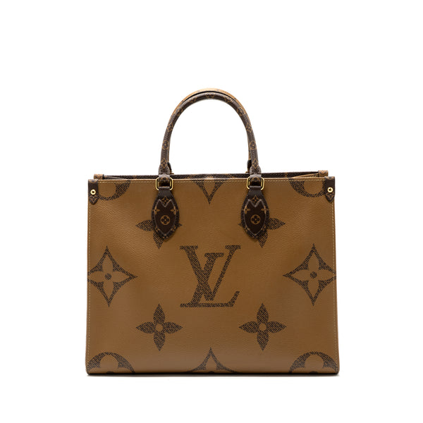 Louis Vuitton Onthego MM Monogram Reverse Canvas GHW