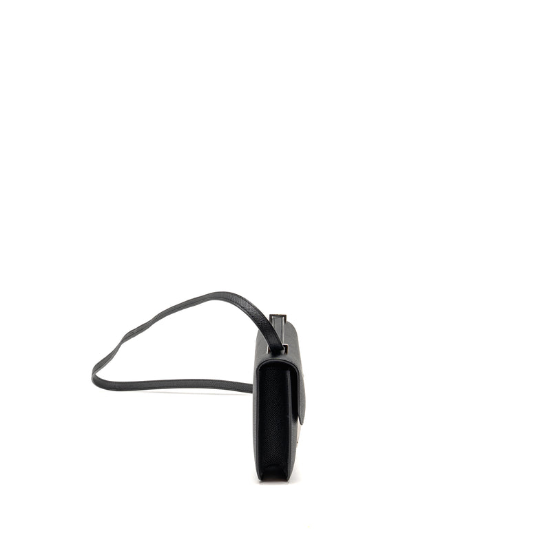 Hermes Constance Elan Epsom Black SHW Stamp K