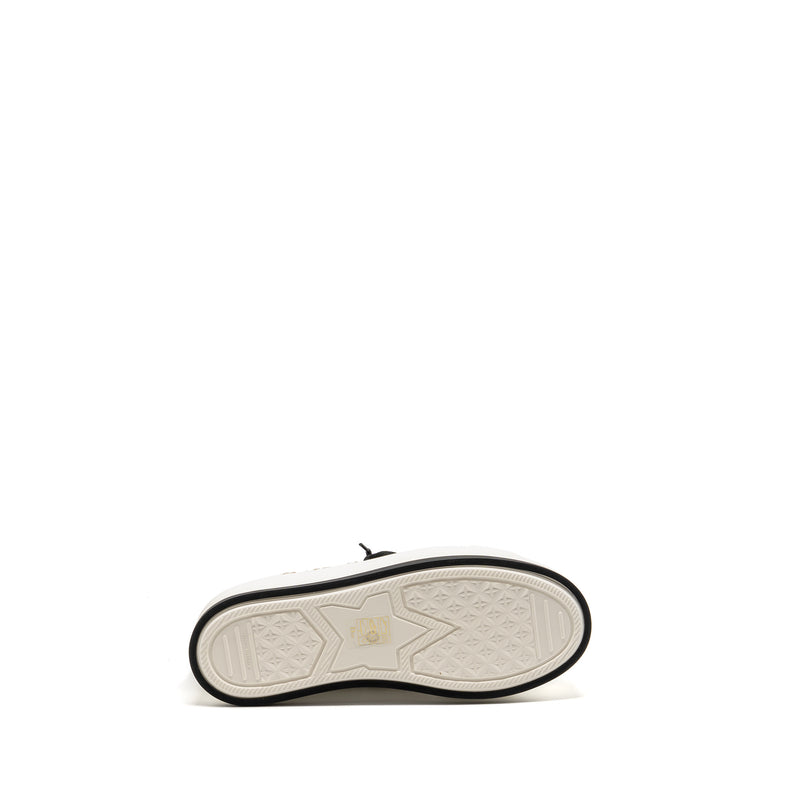 Dior Size 37.5 Walk’n’Dior Platform Sneaker Tweed/Leather Beige/Black