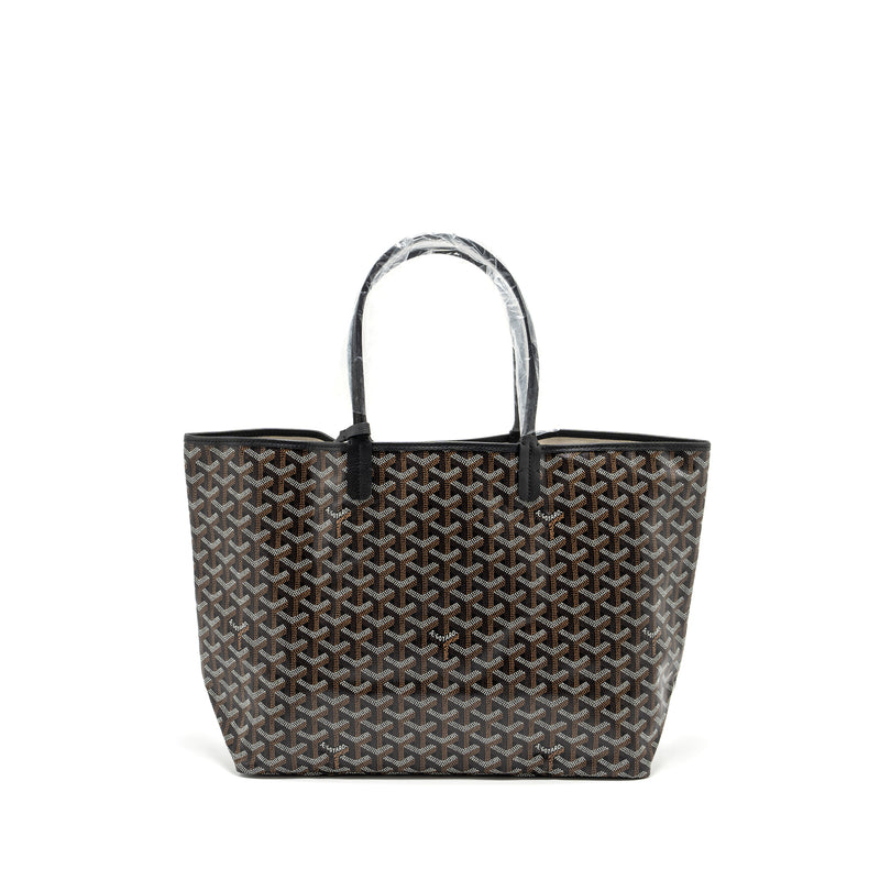 Goyard Saint Louis PM tote bag Goyardline canvas black SHW