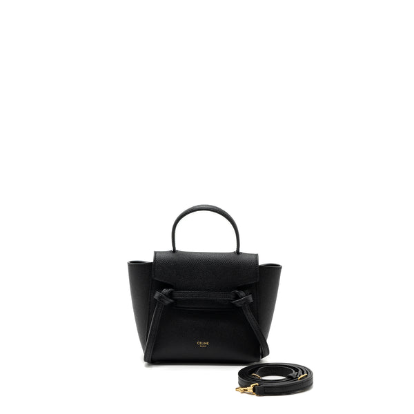 Celine Pico Belt Bag Calfskin Black GHW