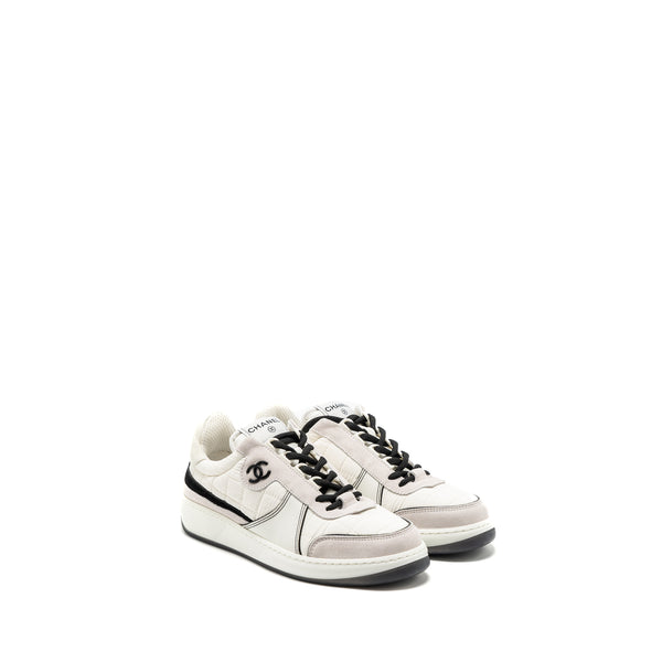 Chanel Size 38 23C sneakers Multicolour black / white / light grey