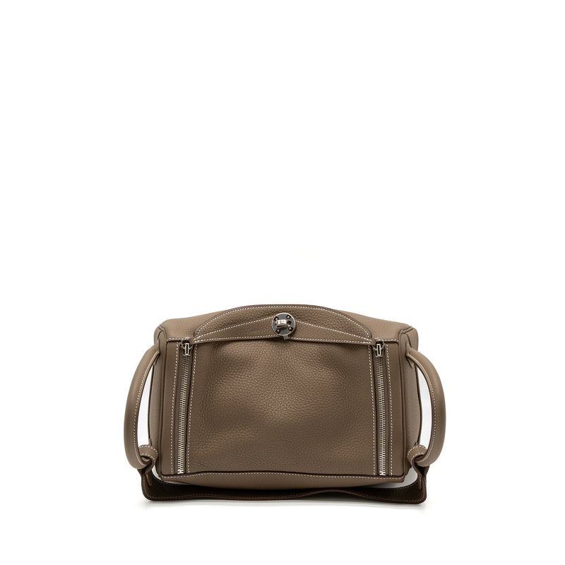 Hermes Lindy 30 Clemence Etoupe SHW Stamp Y