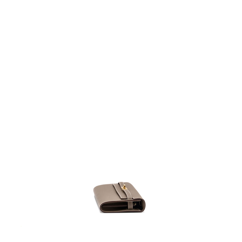 Hermes Kelly To Go Epsom Etoupe GHW Stamp U