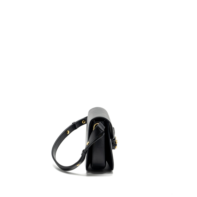 Gucci Horsebit 1955 Shoulder Bag Leather Black GHW