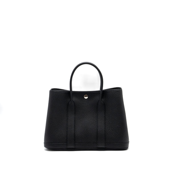 Hermes Garden Party 30 Negonda Black SHW Stamp U