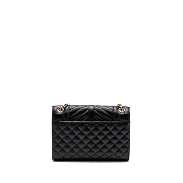 Saint Laurent/Ysl Medium Envelop Bag Grained Calfskin Black SHW