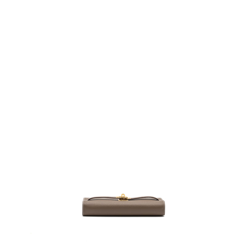 Hermes Kelly To Go Epsom Etoupe GHW Stamp U
