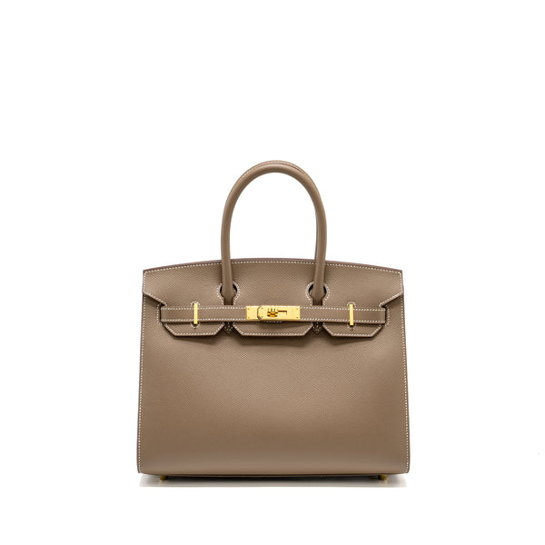 Hermes Birkin 30 Sellier Epsom Etoupe GHW Stamp U