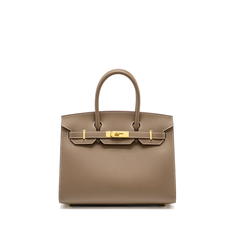 Hermes Birkin 30 Sellier Epsom Etoupe GHW Stamp U