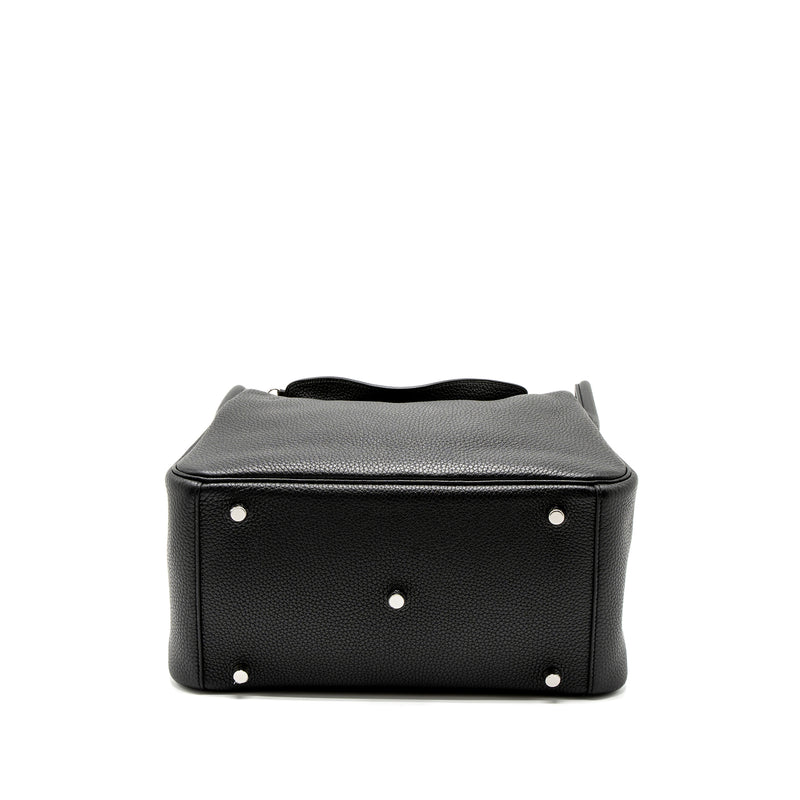 Hermes Lindy 30 Clemence Black SHW Stamp C