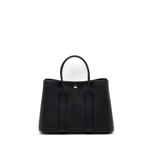 Hermes Garden Party 30 Negonda Black SHW Stamp U