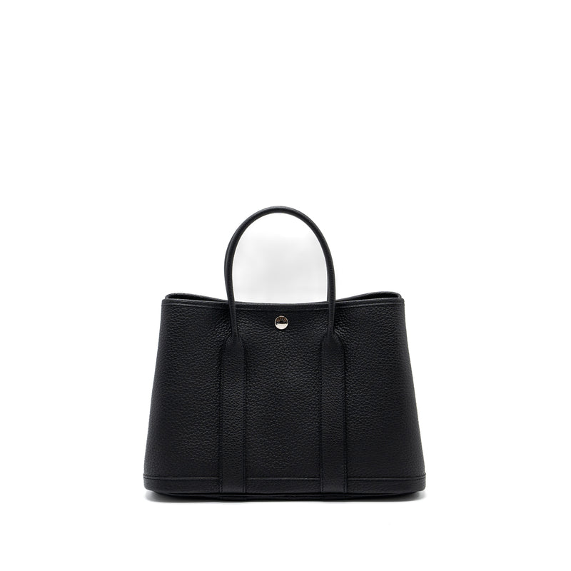 Hermes Garden Party 30 Negonda Black SHW Stamp U