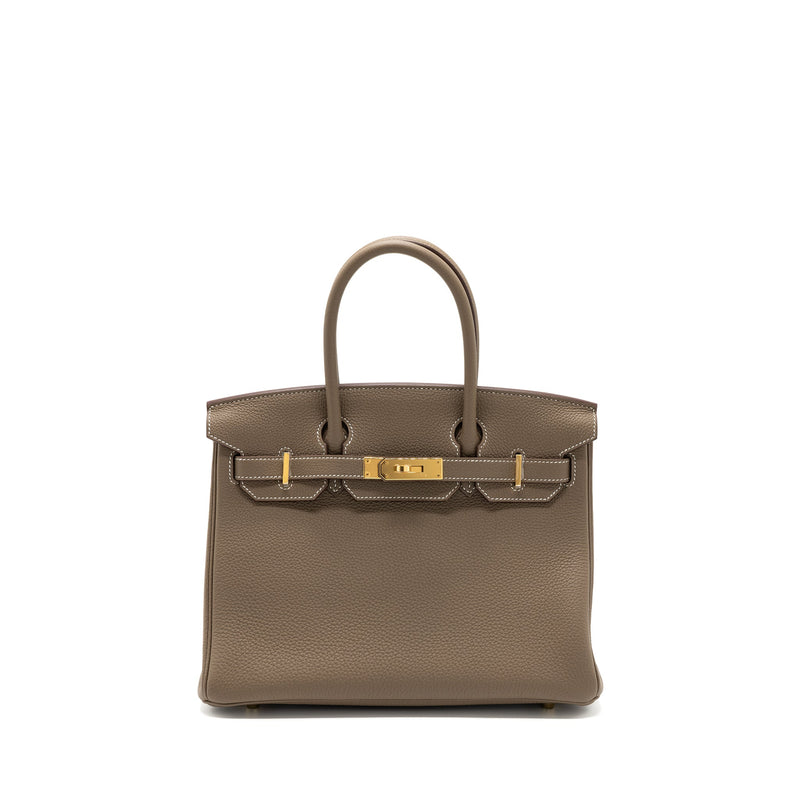 Hermes Birkin 30 Togo Etoupe GHW Stamp B