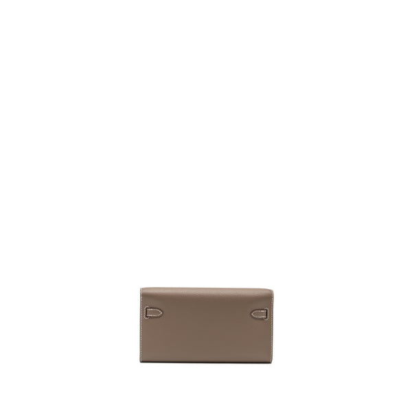 Hermes Kelly To Go Epsom Etoupe GHW Stamp U