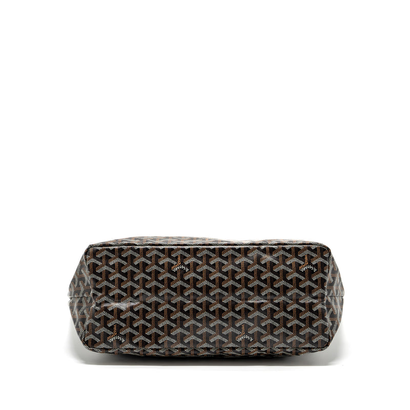 Goyard Saint Louis PM tote bag goyardline canvas / calfskin brown SHW