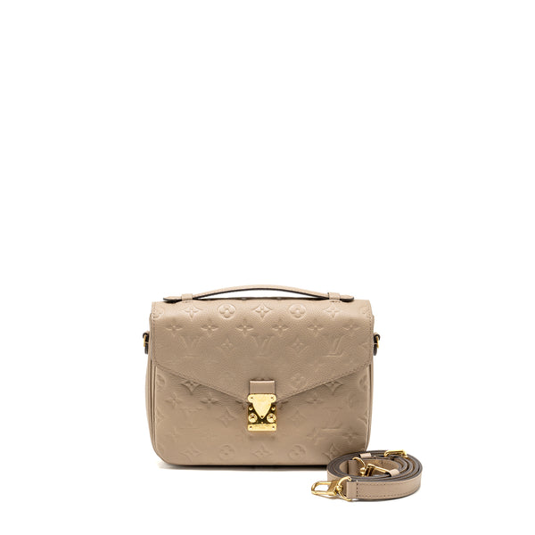 Louis Vuitton Pochette Metis Monogram Empreinte Tourterelle GHW