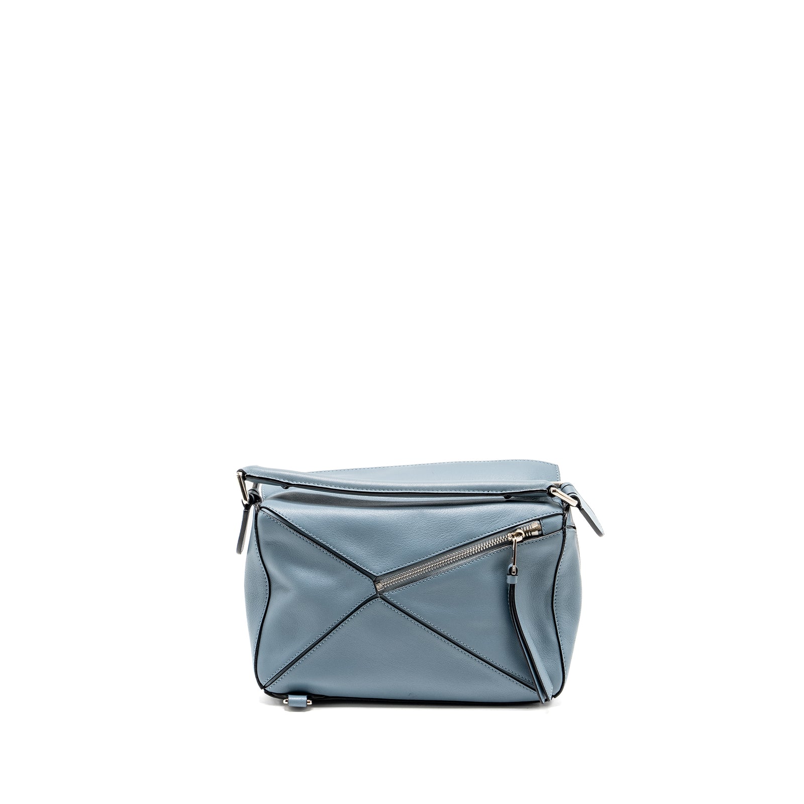 ハンドバッグ LOEWE LIGHT BLUE LEATHER SMALL PUZZLE HANDBAG LOEWE - Small Puzzle bag | Leam Roma - Luxury Shopping Online