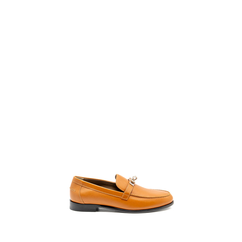 Hermes Size 39 Destin Loafer Calfskin Naturel SHW