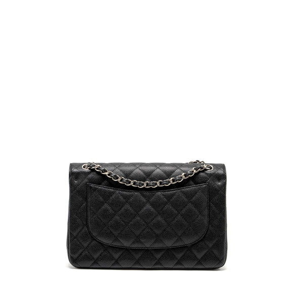 Chanel Jumbo Classic Double Flap Bag Caviar Black SHW